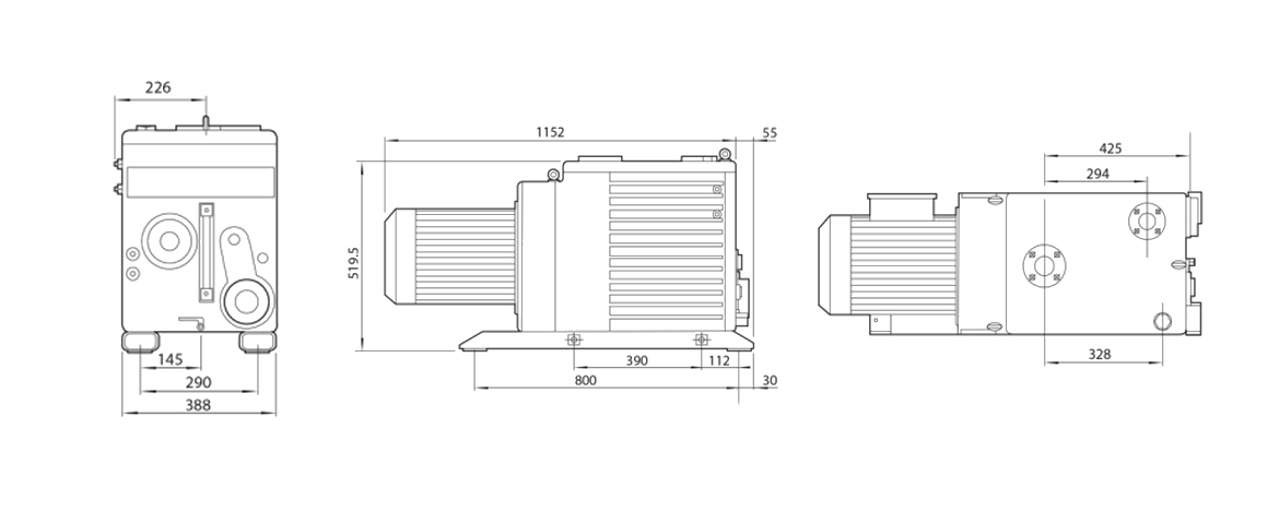 E2M275雙級旋片真空泵 E2M275雙級旋片真空泵