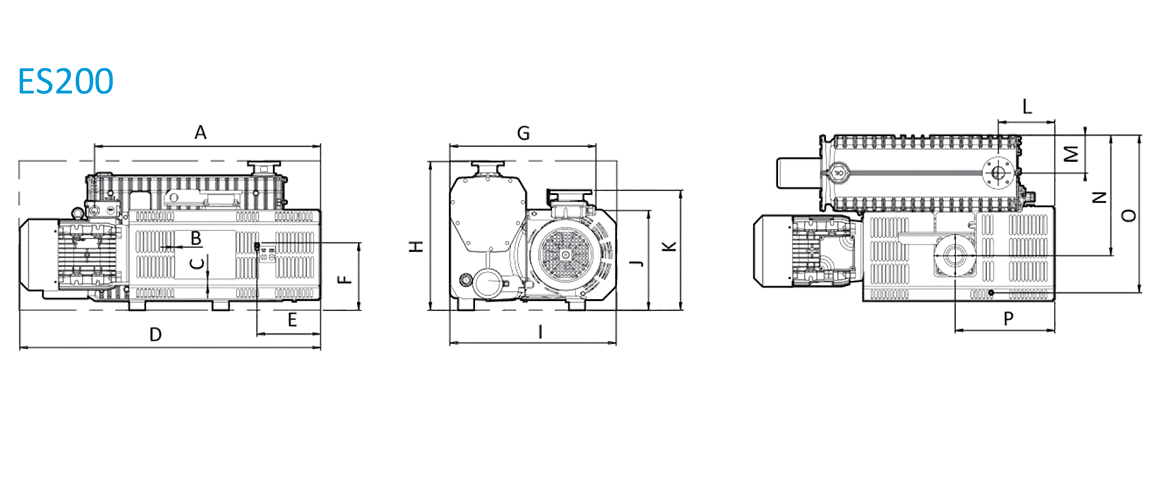 ES200單級(jí)旋片真空泵 ES200單級(jí)旋片真空泵